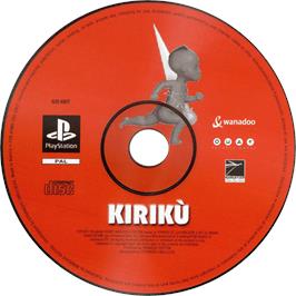 Cartridge artwork for Kirikou on the Sony Playstation.