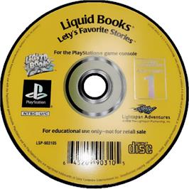 Cartridge artwork for Lightspan - Liquid Books 1 - Lety's Favorite Stories on the Sony Playstation.