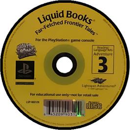 Cartridge artwork for Lightspan - Liquid Books 3 - Far-fetched Frontier Tales on the Sony Playstation.