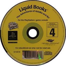 Cartridge artwork for Lightspan - Liquid Books 4 - The Adventures Of Adelita And Bo on the Sony Playstation.