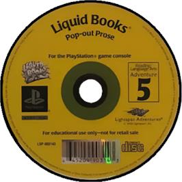 Cartridge artwork for Lightspan - Liquid Books 5 - Pop-0ut Prose on the Sony Playstation.
