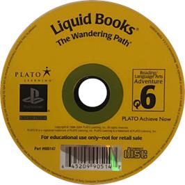 Cartridge artwork for Lightspan - Liquid Books 6 - The Wandering Path on the Sony Playstation.