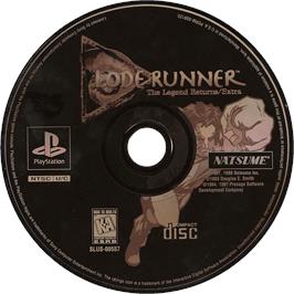 Cartridge artwork for Lode Runner on the Sony Playstation.