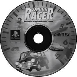 Cartridge artwork for London Racer on the Sony Playstation.