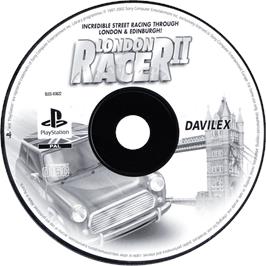 Cartridge artwork for London Racer 2 on the Sony Playstation.