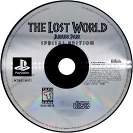 Cartridge artwork for Lost World - Jurassic Park, The on the Sony Playstation.