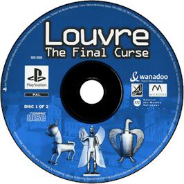 Cartridge artwork for Louvre - L'ultime Malediction on the Sony Playstation.