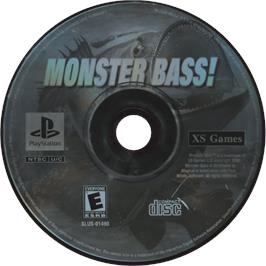 Cartridge artwork for Monster Bass on the Sony Playstation.