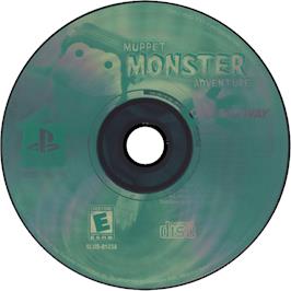 Cartridge artwork for Muppet Monster Adventure on the Sony Playstation.