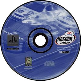Cartridge artwork for NASCAR 2000 on the Sony Playstation.