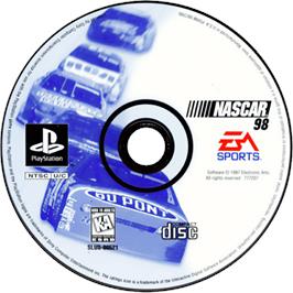 Cartridge artwork for NASCAR 98 (Collector's Edition) on the Sony Playstation.