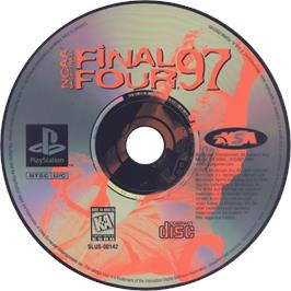 Cartridge artwork for NCAA Basketball Final Four '97 on the Sony Playstation.