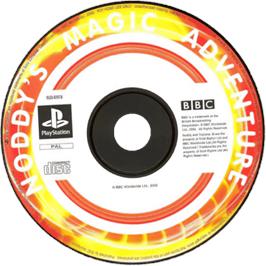 Cartridge artwork for Noddy's Magic Adventure on the Sony Playstation.