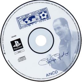 Cartridge artwork for Player Manager Ninety Nine on the Sony Playstation.
