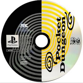 Cartridge artwork for Pocket Dungeon on the Sony Playstation.
