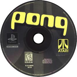 Cartridge artwork for Pong on the Sony Playstation.