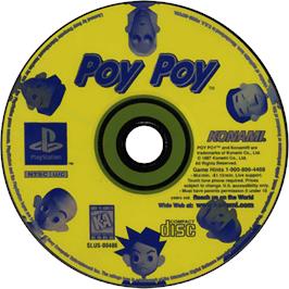 Cartridge artwork for Poy Poy on the Sony Playstation.