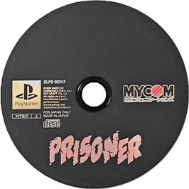 Cartridge artwork for Prisoner on the Sony Playstation.