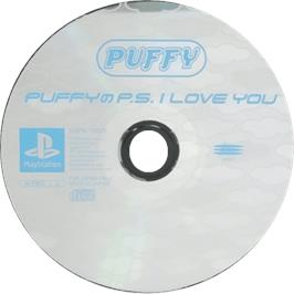 Cartridge artwork for Puffy No P.s. I Love You on the Sony Playstation.