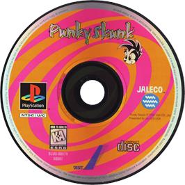 Cartridge artwork for Punky Skunk on the Sony Playstation.