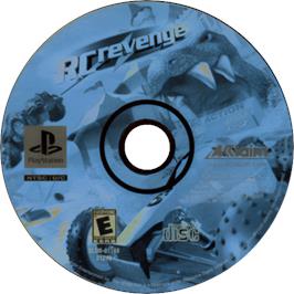 Cartridge artwork for RC Revenge on the Sony Playstation.