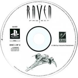 Cartridge artwork for Raven Project, The on the Sony Playstation.
