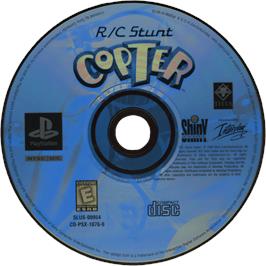 Cartridge artwork for Rc Stunt Copter on the Sony Playstation.