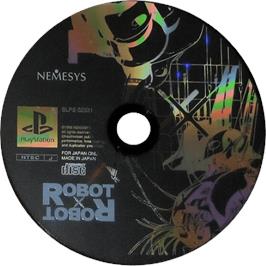 Cartridge artwork for Robot X Robot on the Sony Playstation.