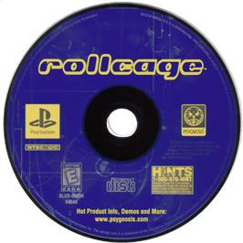 Cartridge artwork for Rollcage: Limited Edition on the Sony Playstation.