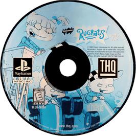 Cartridge artwork for Rugrats - Studio Tour on the Sony Playstation.