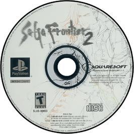 Cartridge artwork for Saga Frontier 2 on the Sony Playstation.