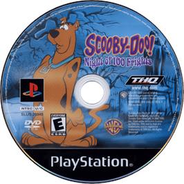 Cartridge artwork for Scooby-Doo! Night of 100 Frights on the Sony Playstation.