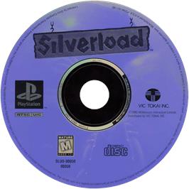 Cartridge artwork for Silverload on the Sony Playstation.