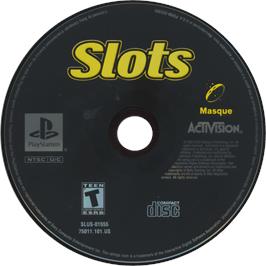Cartridge artwork for Slots on the Sony Playstation.