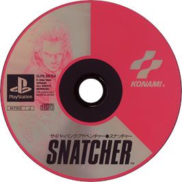 Cartridge artwork for Snatcher on the Sony Playstation.