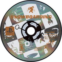 Cartridge artwork for Snowboarding on the Sony Playstation.