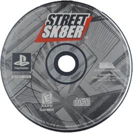 Cartridge artwork for Street Sk8er on the Sony Playstation.