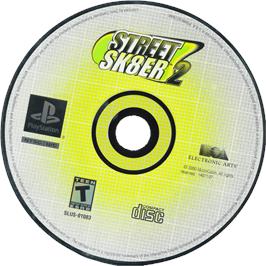 Cartridge artwork for Street Skater 2 on the Sony Playstation.