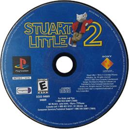 Cartridge artwork for Stuart Little 2 on the Sony Playstation.