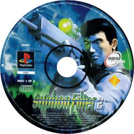 Cartridge artwork for Syphon Filter 2 on the Sony Playstation.