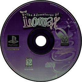 Cartridge artwork for The Adventures of Lomax on the Sony Playstation.
