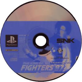 Cartridge artwork for The King of Fighters '97 on the Sony Playstation.