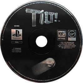 Cartridge artwork for Tilt on the Sony Playstation.