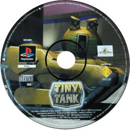 Cartridge artwork for Tiny Tank on the Sony Playstation.