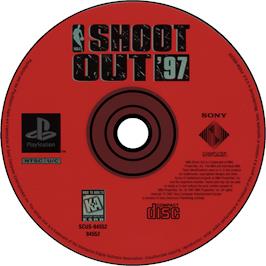 Cartridge artwork for Total Nba 97 on the Sony Playstation.