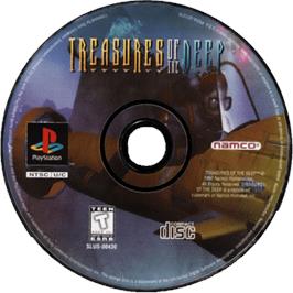 Cartridge artwork for Treasures of the Deep on the Sony Playstation.