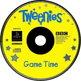 Cartridge artwork for Tweenies - Game Time on the Sony Playstation.