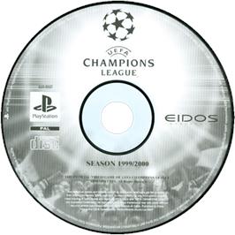 Cartridge artwork for Uefa Champions League - Saison 1999 - 2000 on the Sony Playstation.