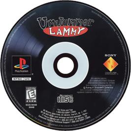 Cartridge artwork for Um Jammer Lammy on the Sony Playstation.