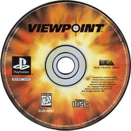 Cartridge artwork for Viewpoint on the Sony Playstation.
